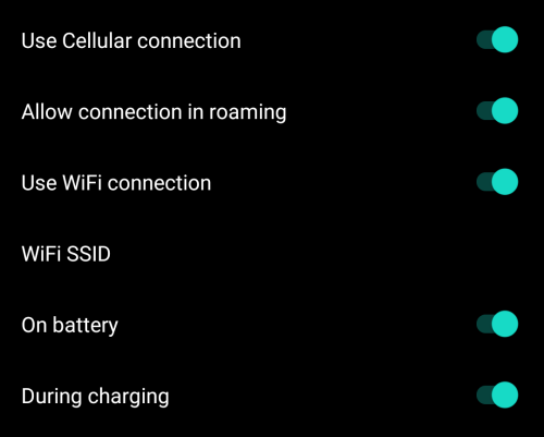 NSClient connection settings
