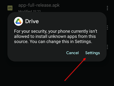 Security Notice Google Drive