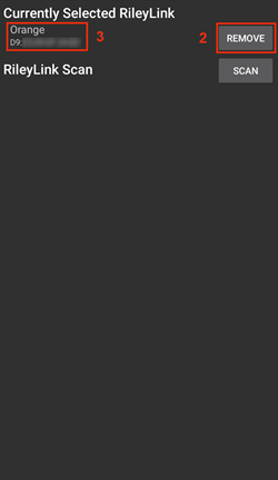 Configurazione_RileyLink_Rimuovi_2