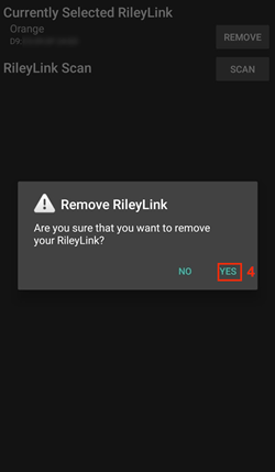 Configurazione_RileyLink_Rimuovi_3