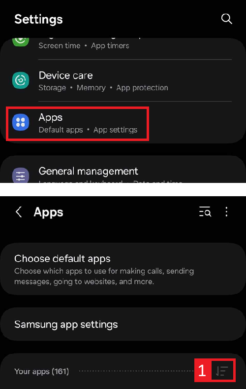 App Filter