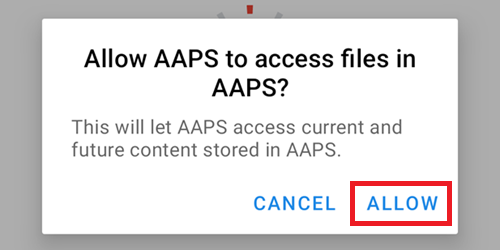 Select folder