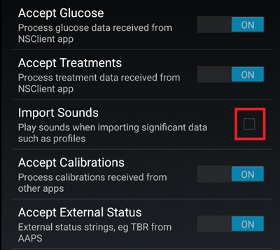 xDrip+ Impostazioni base 5